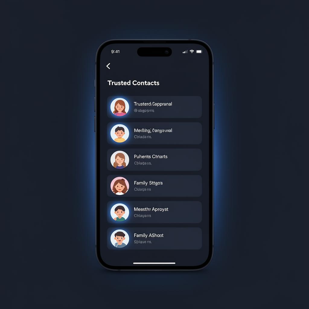 Add trusted contacts